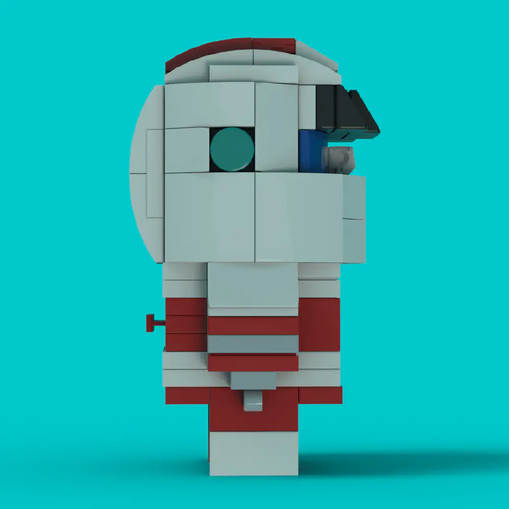 Fireball - Saber Rider LEGO MOC - Render 6