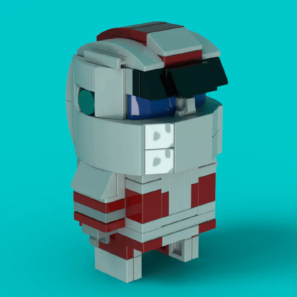 Fireball - Saber Rider LEGO MOC - Render 7