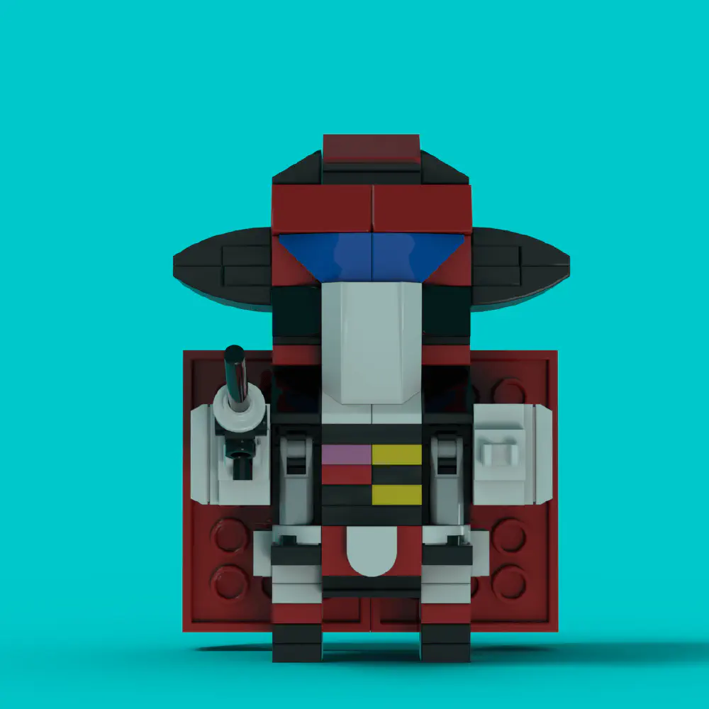 Ramrod - Saber Rider LEGO MOC - Render 9