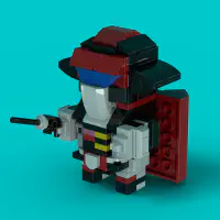 Ramrod - Saber Rider LEGO MOC - Thumbnail 1