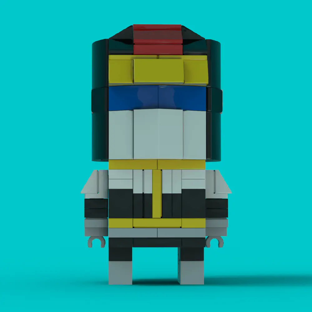 Saber Rider - Saber Rider LEGO MOC - Render 8