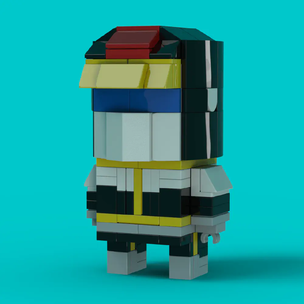 Saber Rider - Saber Rider LEGO MOC - Render 1