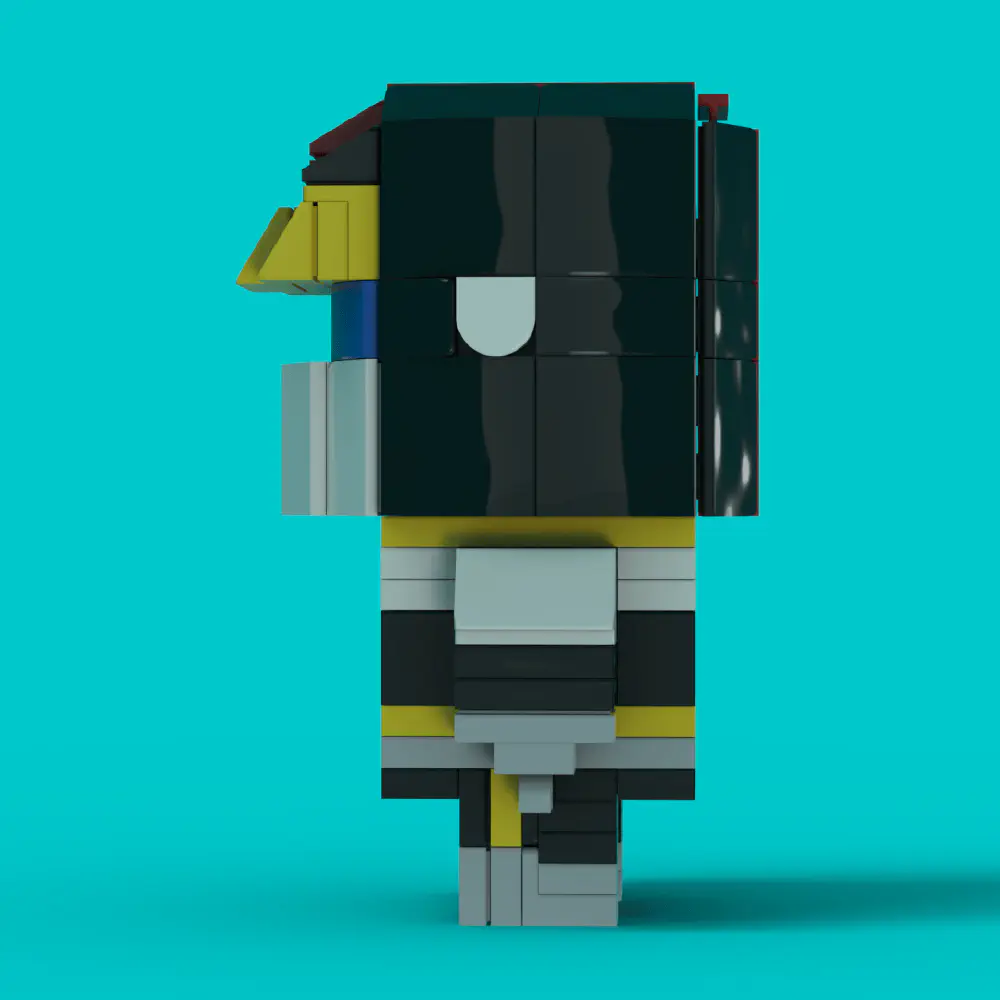 Saber Rider - Saber Rider LEGO MOC - Render 2