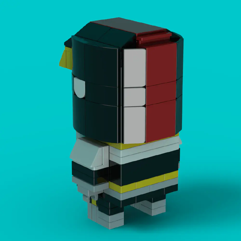 Saber Rider - Saber Rider LEGO MOC - Render 3