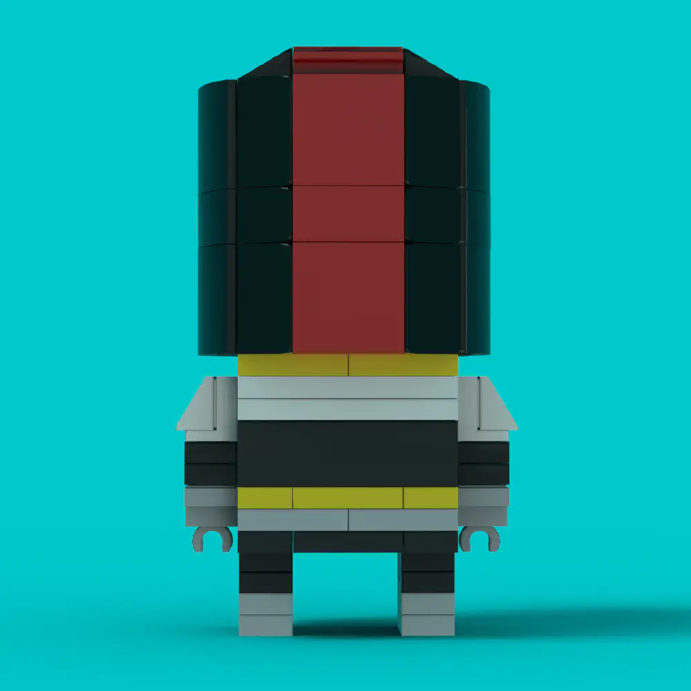 Saber Rider - Saber Rider LEGO MOC - Render 4