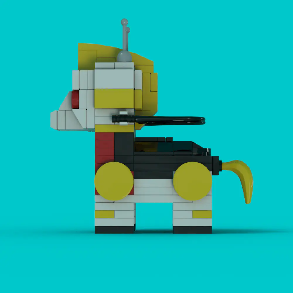 Steed - Saber Rider LEGO MOC - Render 2