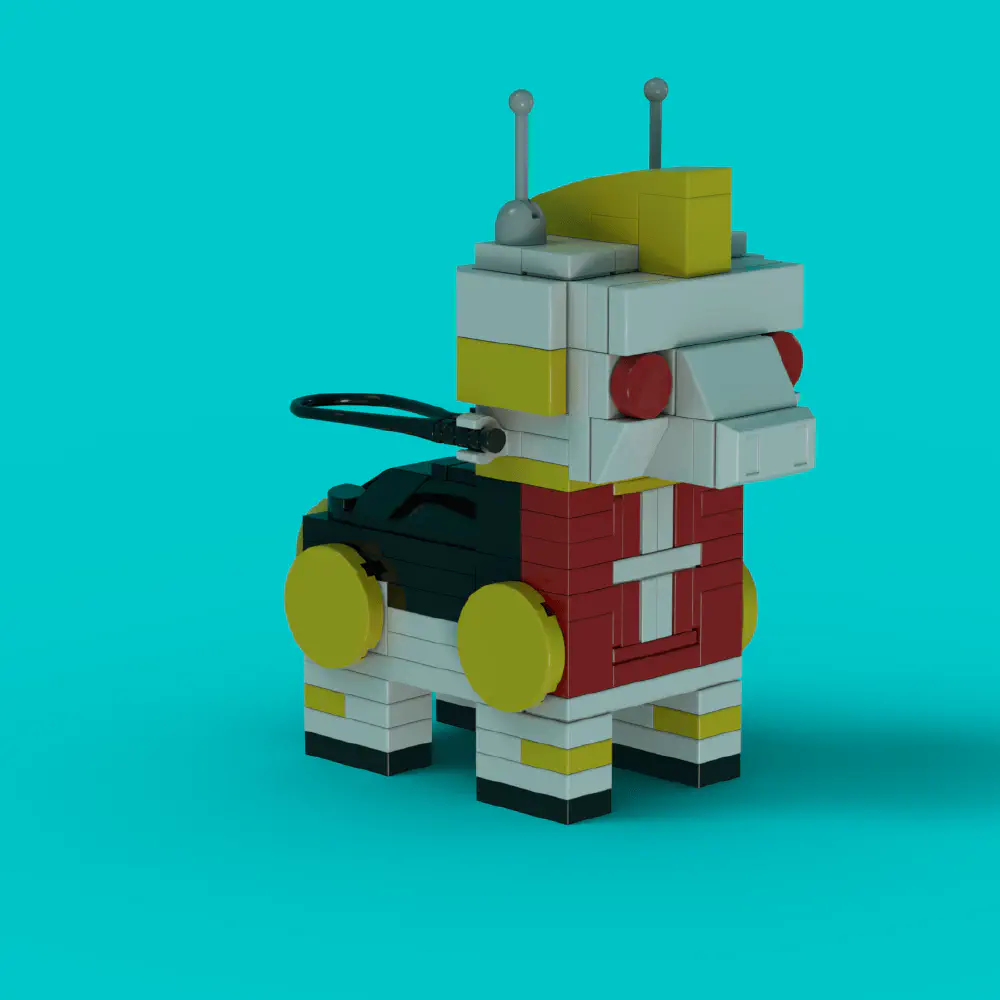 Steed - Saber Rider LEGO MOC - Render 7
