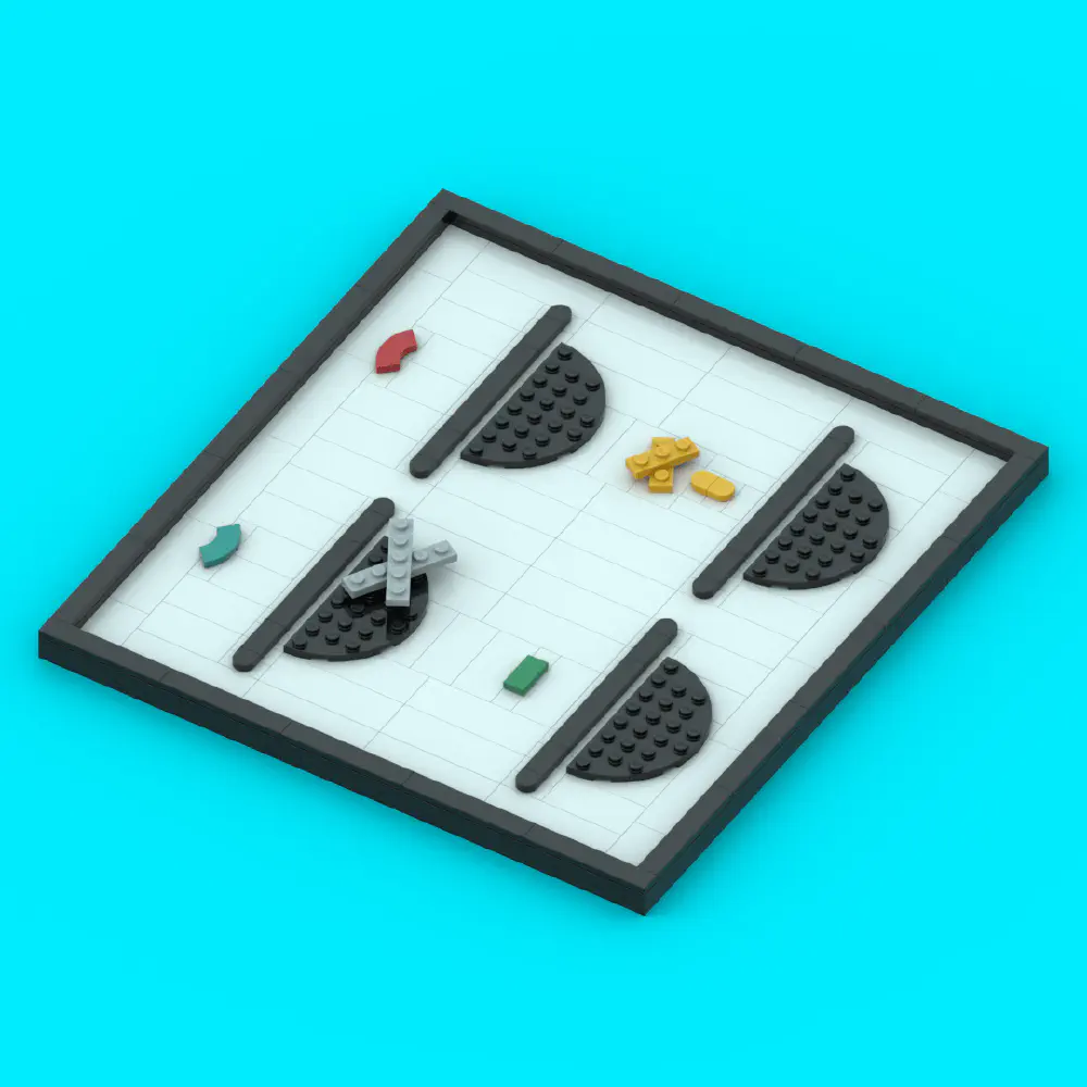 SoAnimarte Logo LEGO MOC - Render 3