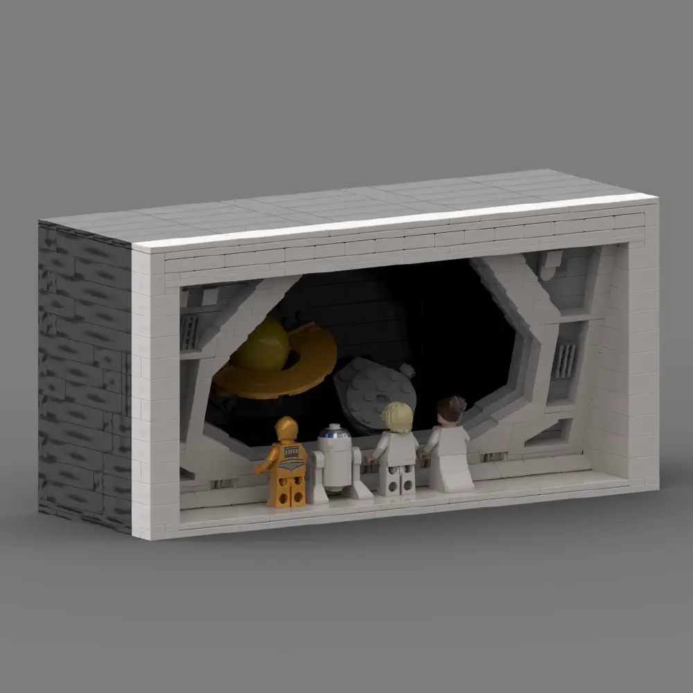 The Empire Strikes Back: A Farewell to Bespin LEGO MOC - Render 1