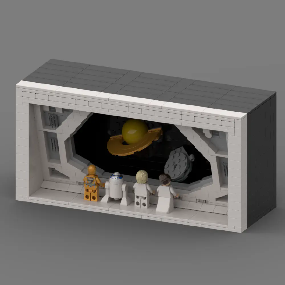 The Empire Strikes Back: A Farewell to Bespin LEGO MOC - Render 4